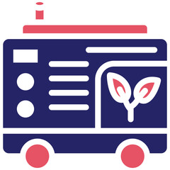 Sticker - Eco Generator Icon