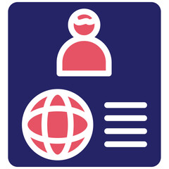 Sticker - Passport Photo Icon