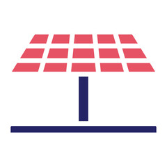 Canvas Print - Solar Panel Icon