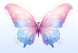 © Lin_Studio - an illustration of colorful butterfly on a white background