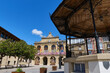 Haro town hall in the central square, town of La Rioja , Spain