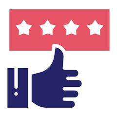 Wall Mural - ratings icon