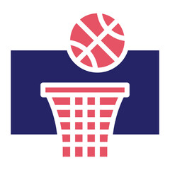 Sticker - Basketball Icon