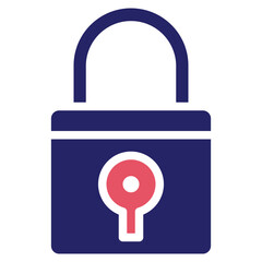 Canvas Print - Padlock Icon