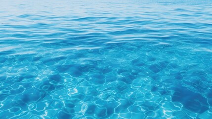 Wall Mural - bright blue water surface,