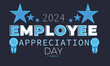 National Employee Appreciation Day. background, banner, card, poster, template. Vector illustration.