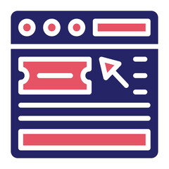 Sticker - Online Cinema Booking Icon