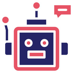 Sticker - Chat Bot Icon