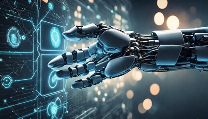 robot with background