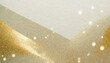 和紙に輝く金箔が貼られた背景デザイン
