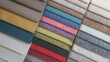 fabric selection for interior decoration such as upholstery pillows and curtain-matching