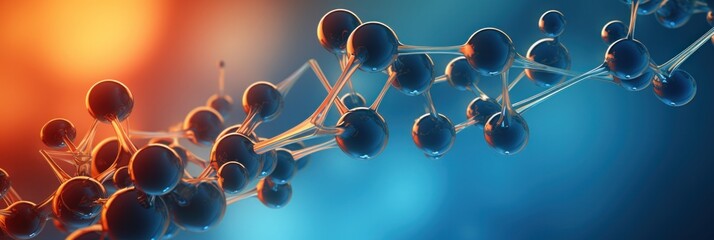 Material Science Molecule Structure Visualization