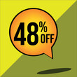 © LuizFernando - 48% off a yellow balloon with black numbers