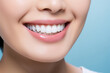 © Maryna - Beautiful woman smile with white teeth, dental care and health concept