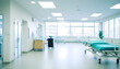 Blurred-interior-of-hospital---abstract-medical-background