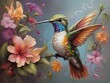 Un colibrí caprichoso con un toque mágico, que aporta vida y color al mundo con sus poderes místicos
