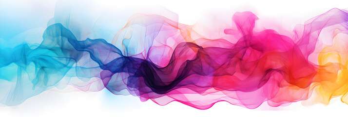 Wall Mural - abstract colourful ink and water wash background