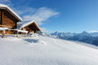 Ski chalets im Zillertal in Österreich