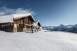 Skihütten im Zillertal in Österreich