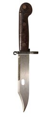 Wall Mural - old bayonet on transparent background