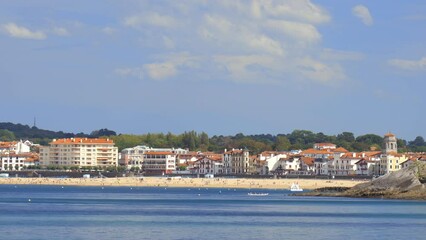 Wall Mural - View of the waterfront of Saint-Jean-de-Luz, France