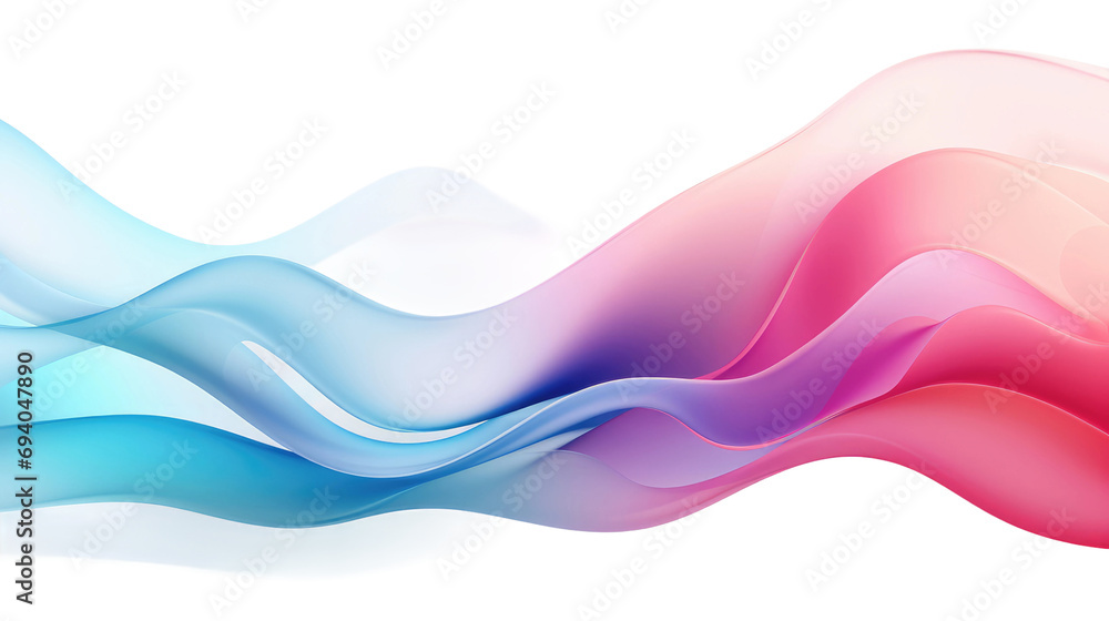 colorful waves isolated from transparent background Stock Photo | Adobe ...