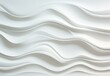 © serg3d - A minimalist 3D white wave texture, evoking tranquility and modern elegance, perfect for futuristic design projects. Generative AI.