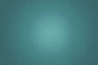 Gritty noisy cyan design template background with a sandy texture.  With a radial gradient light in the center and darkening towards the corners.  Has a glowing effect in the center. Can be considered
