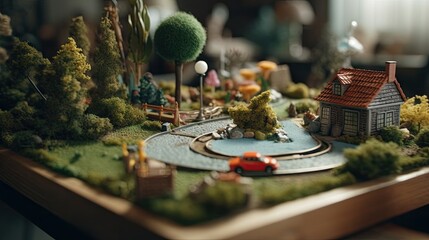 Unique and beautiful miniature golf course