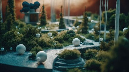 Unique and beautiful miniature golf course