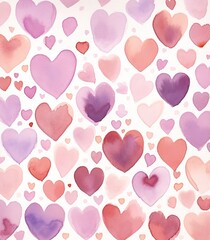 Wall Mural - watercolor heart. Concept - love, relationship, art, painting. Happy Valentines poster