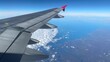 Flug über Mittelmeerküste