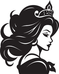 Wall Mural - Noble Tiara Illuminated Logo Design Emblem Regal Heiress Unveiled Iconic Logo Design