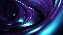 A Purple And Blue Spiral On A Black Background