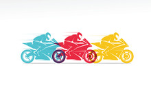 Great Elegant Vector Editable Motorcycle Race Poster Background Design For Your Championship Community Event	