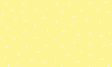 Vector Yellow Confetti Sprinkles Pattern Background