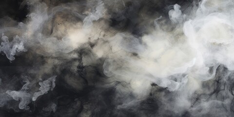 Background. Captivating Monochrome. Enigmatic Smoke Emanation