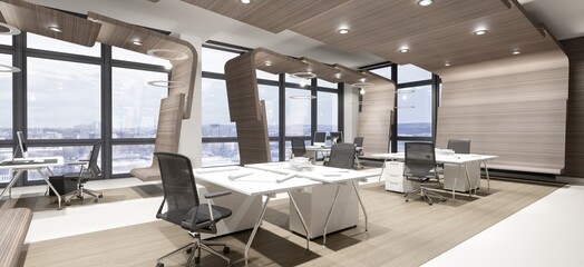 Wall Mural - Modern office space