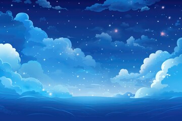 Wall Mural - sky cloud space galaxy background with stars.