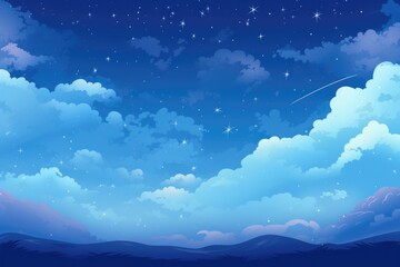 Wall Mural - sky cloud space galaxy background with stars.
