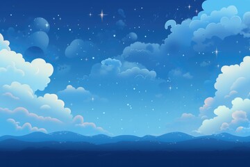 Wall Mural - sky cloud space galaxy background with stars.