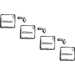 software developer handdrawn illustration