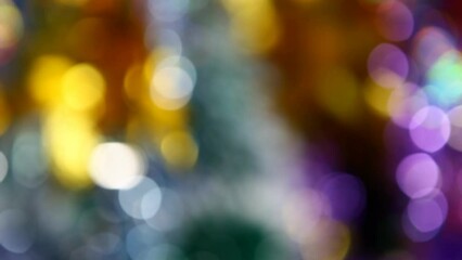 footage of tinsel bokeh background