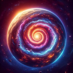 Wall Mural - universe with planets, stars and galaxies in outer space, showing the beauty of space exploration. g