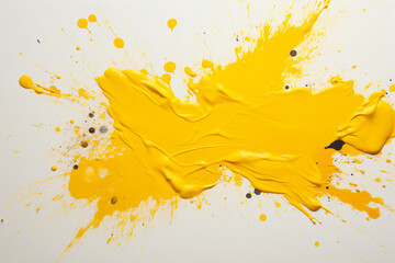 Wall Mural - yellow and orange paint splashes