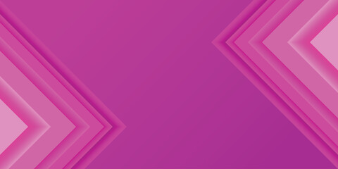 Wall Mural - purple gradient paper cut abstract background. pink multi-layered right-angled triangles. design ele