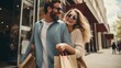 © Emil - couple shopping in mall