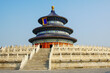 Scenery of the Prayer Hall at the Temple of Heaven Park in Beijing.