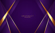 luxury premium purple background and gold line