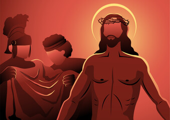 Wall Mural - Tenth station, Jesus is Stripped of His Garments